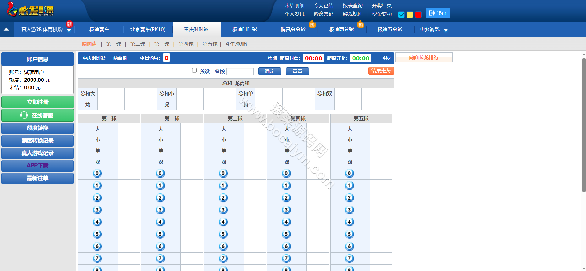 必发彩种系统源码下载/信用系统源码下载/现金模式源码下载/真人外围盘/AB盘/控制精准/独立代理/完整可运营版 商品图片 6