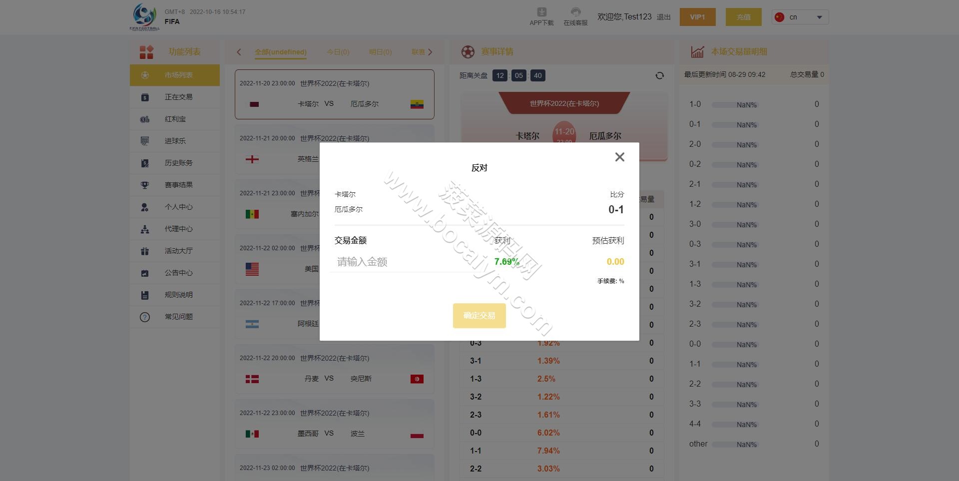 Java多语种波胆系统源代码｜世界杯足球下注平台＋PC/H5 Vue前端＋前后端全可商用开源全套无删减 商品图片 5