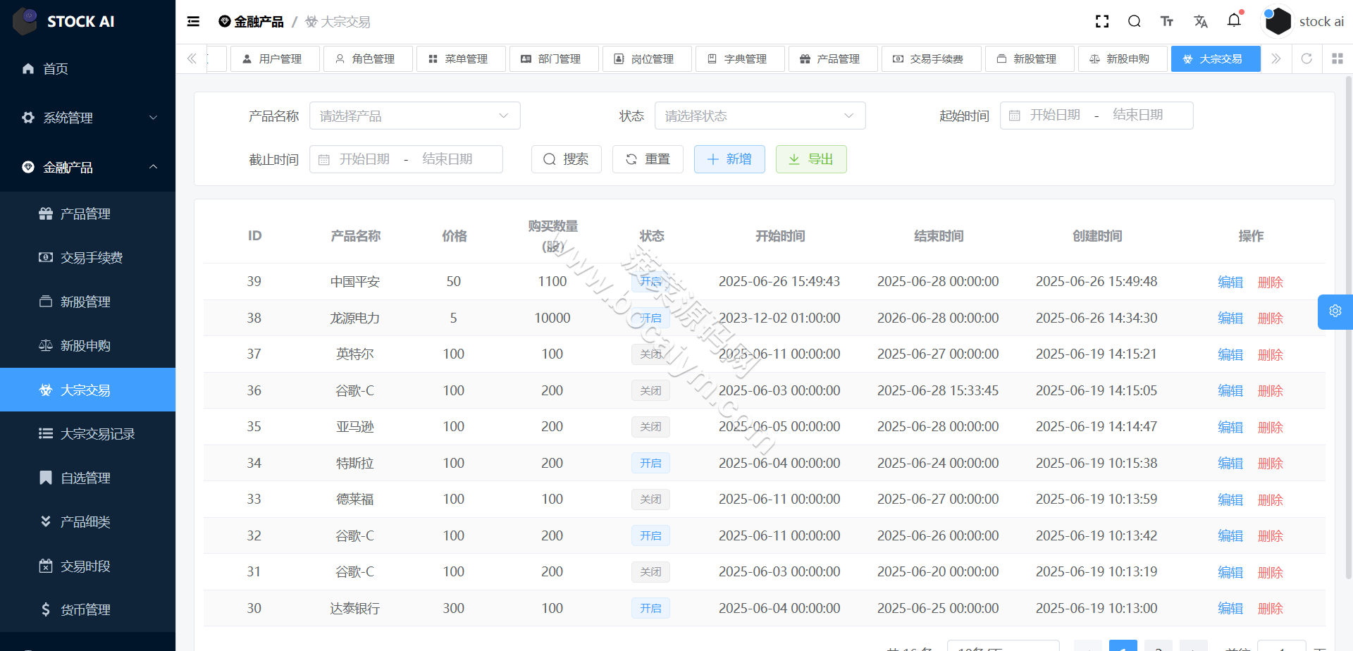 全可商用开源股票交易系统源代码｜A股、港股、美股、韩股、印股＋新股功能＋融资融券双融系统＋大宗交易平台 商品图片 30