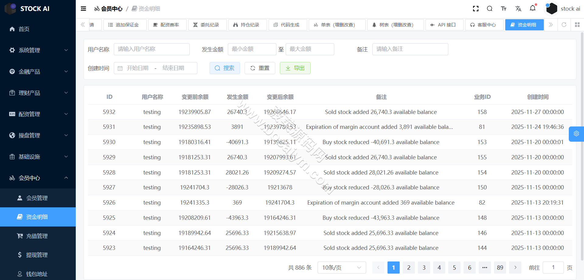 全可商用开源股票交易系统源代码｜A股、港股、美股、韩股、印股＋新股功能＋融资融券双融系统＋大宗交易平台 商品图片 49