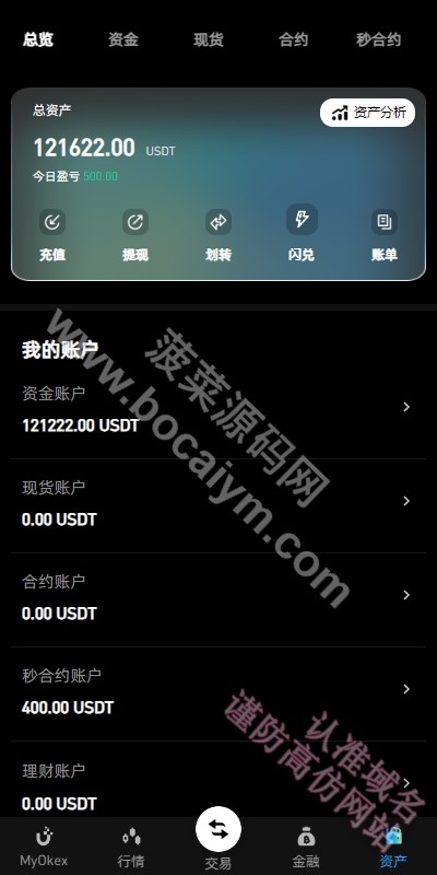 国际化欧易交易系统源码系统｜币币交易区合约交易+秒合约交易+锁仓系统矿机+申购综合交易平台 商品图片 10