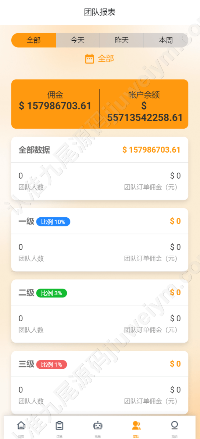 海外刷单系统源代码/八国语言/全可商用开源抢单系统源代码/USDT充值接口对接/基于ThinkPHP框架开发 商品图片 9