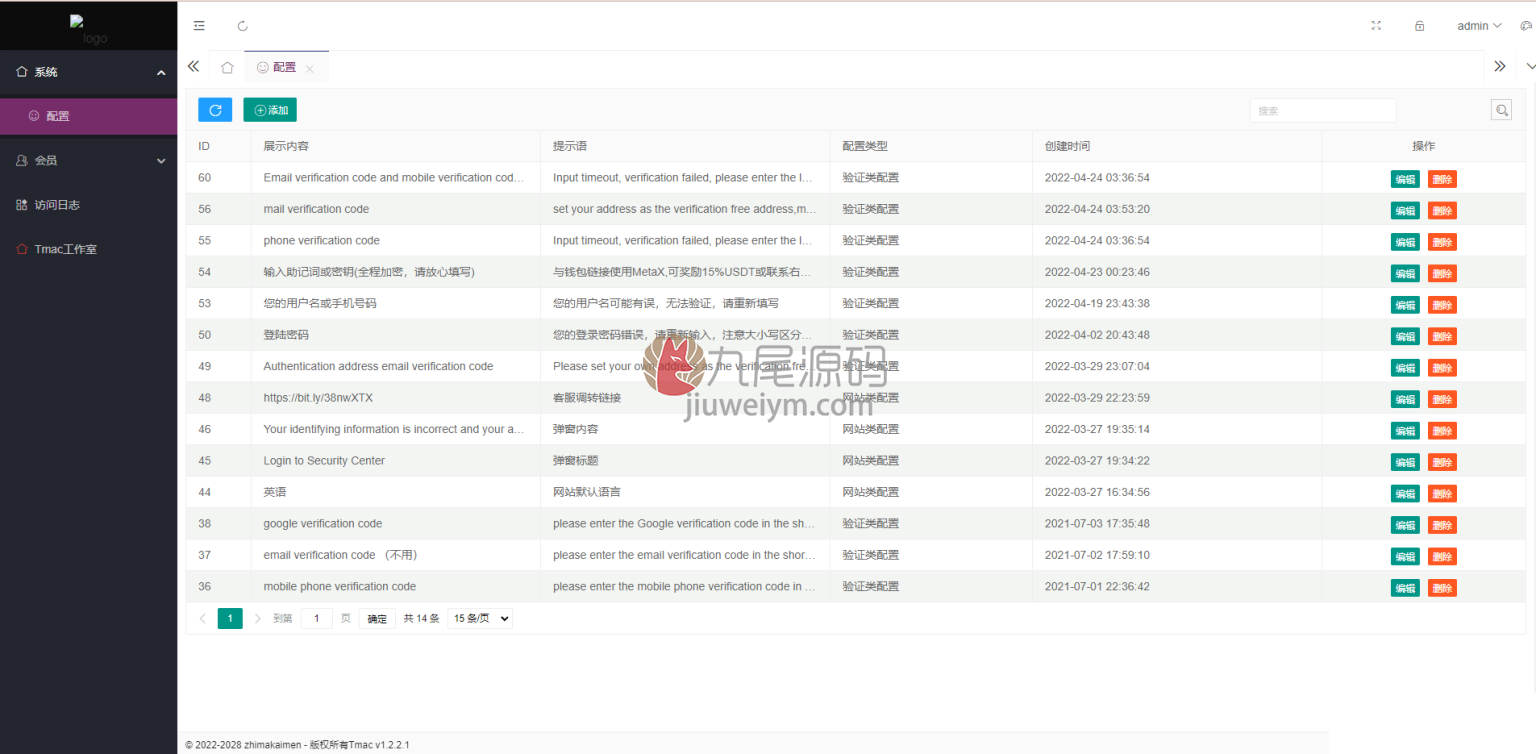 仿欧意登录界面钓鱼源码源码okx数字资产平台登录信息获取后台控制短信同步 商品图片 5