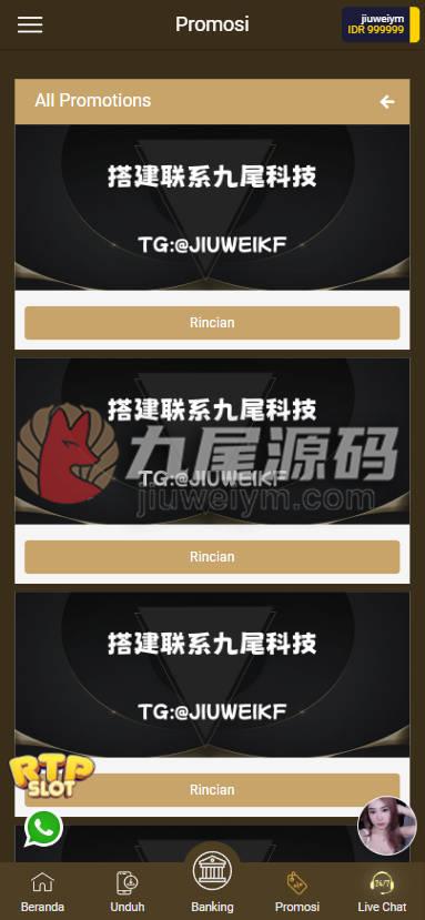 PGSLOTS印尼语综合系统源代码/彩种系统/拉霸/捕鱼游戏/电子游戏/印尼SLOTS/印尼Lottery/印尼彩 商品图片 11