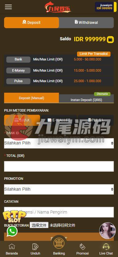 PGSLOTS印尼语综合系统源代码/彩种系统/拉霸/捕鱼游戏/电子游戏/印尼SLOTS/印尼Lottery/印尼彩 商品图片 12