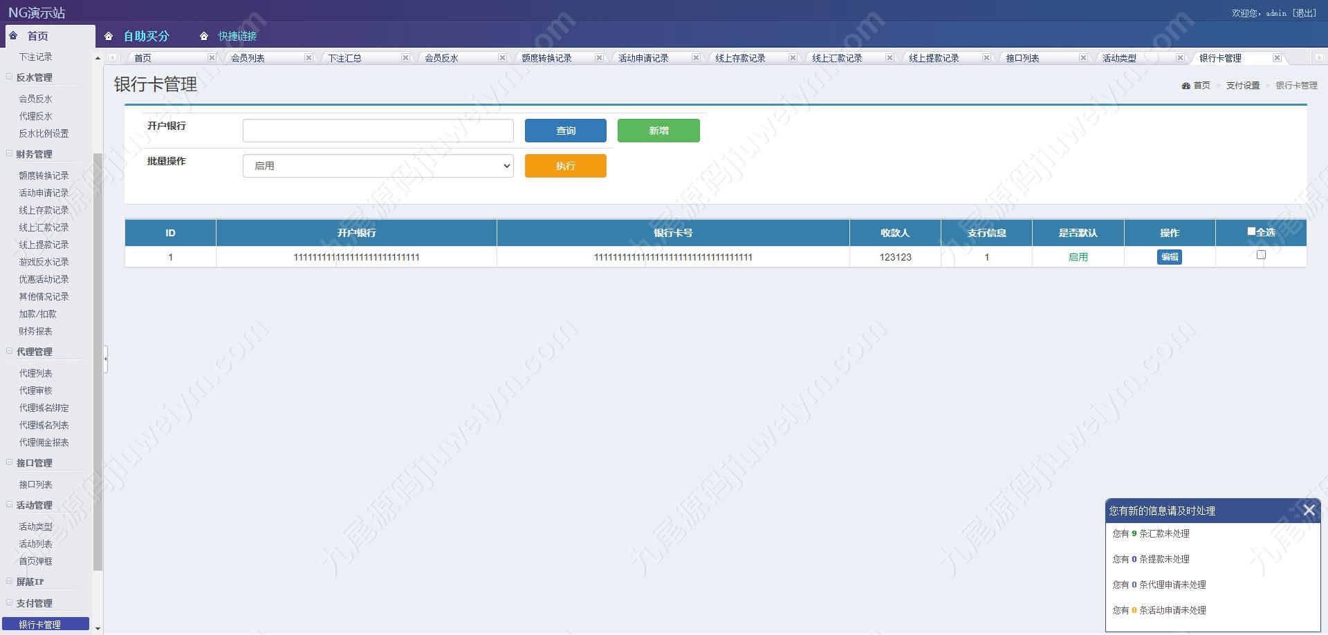 新版newgaming接口源码/ng接口游戏源码总共19套/ng全功能盘娱乐BC源码合集/ngapi接口免费开户/带NG娱乐城视频快速建站含教程 商品图片 36