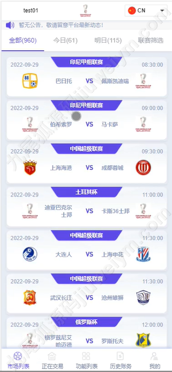 稀缺资源新版JAVA体育波胆源码/足球世界杯体育赛事平台/波胆足球源码/JAVA波胆资金盘/体育竞技游戏系统源码 商品图片 2