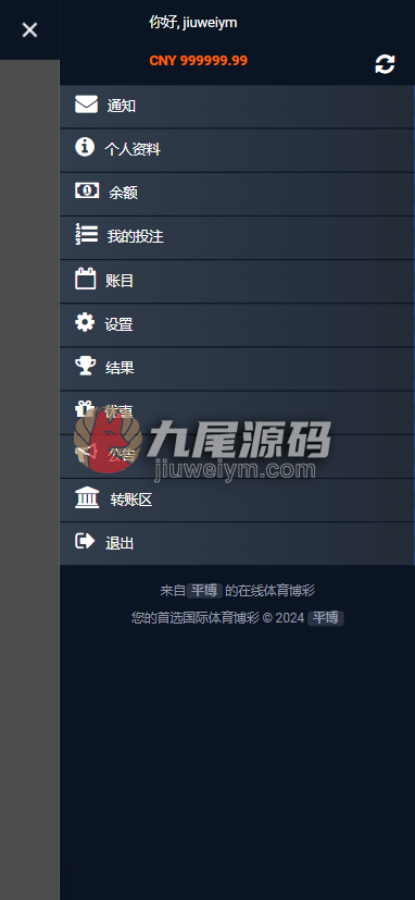 2026版本升级版pinnacle体育源码下载/可运营版平博体育源码下载/中英泰国语言体育源码下载/实时赔率/USDT充值/备战欧洲杯/带快速建站含教程 商品展示图