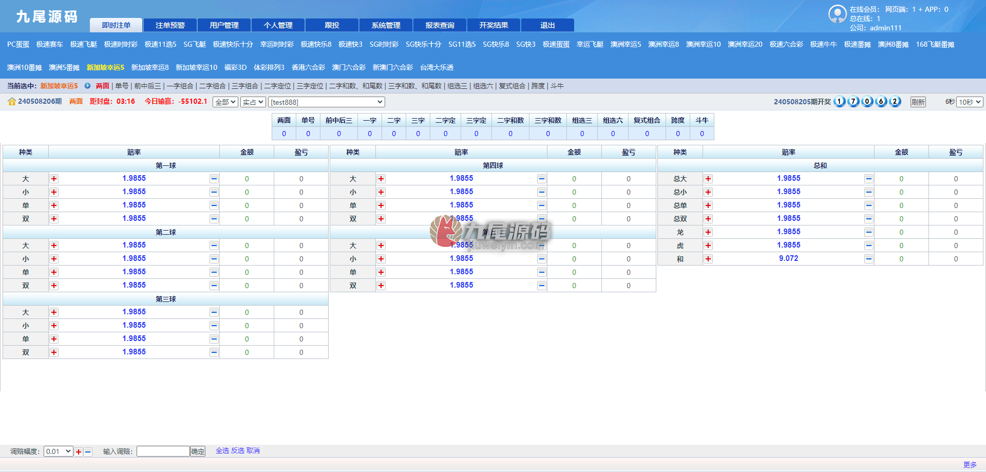 重磅上新SGWIN彩种系统源码下载/双赢彩种系统系统源码下载/SGWIN双赢系统/双赢SG平台程序/带快速部署带搭建文档 商品图片 39