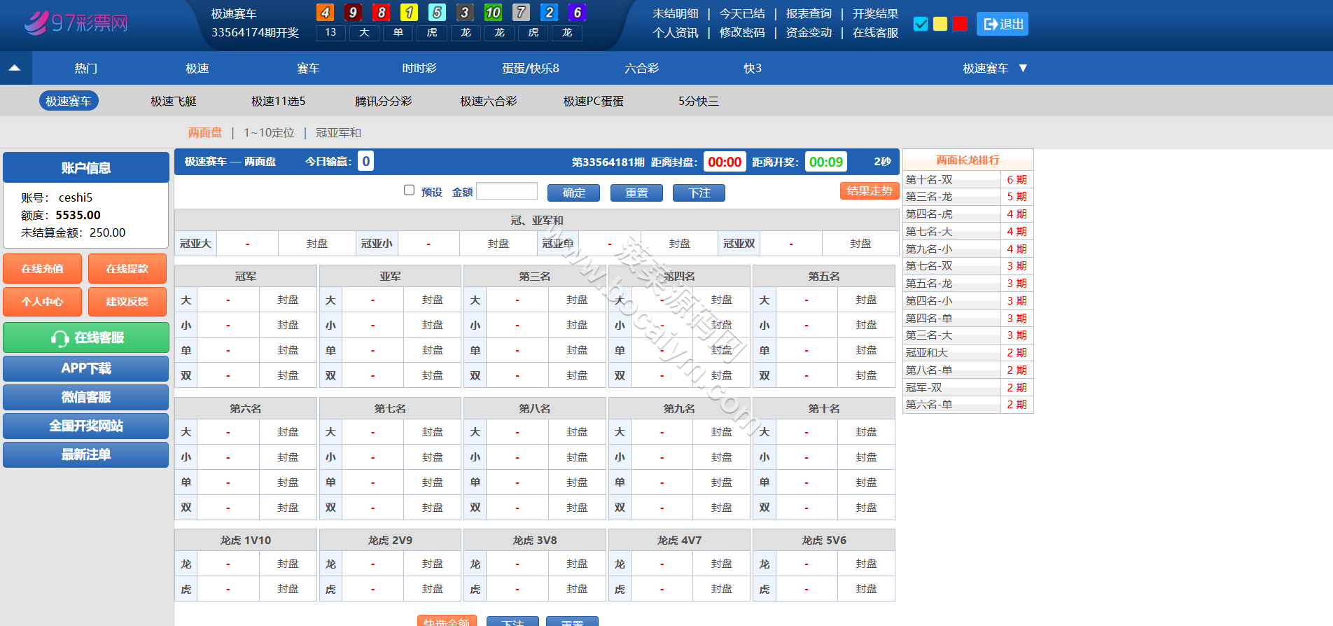 迪士尼97彩票源码 独立代理后台 外围盘 双赢系统 百世娱乐源码 游客试玩 迪士尼97彩票时时彩系统ABC盘 双赢外围盘 纯彩控制精准完善 pc端三种皮肤 商品图片 6