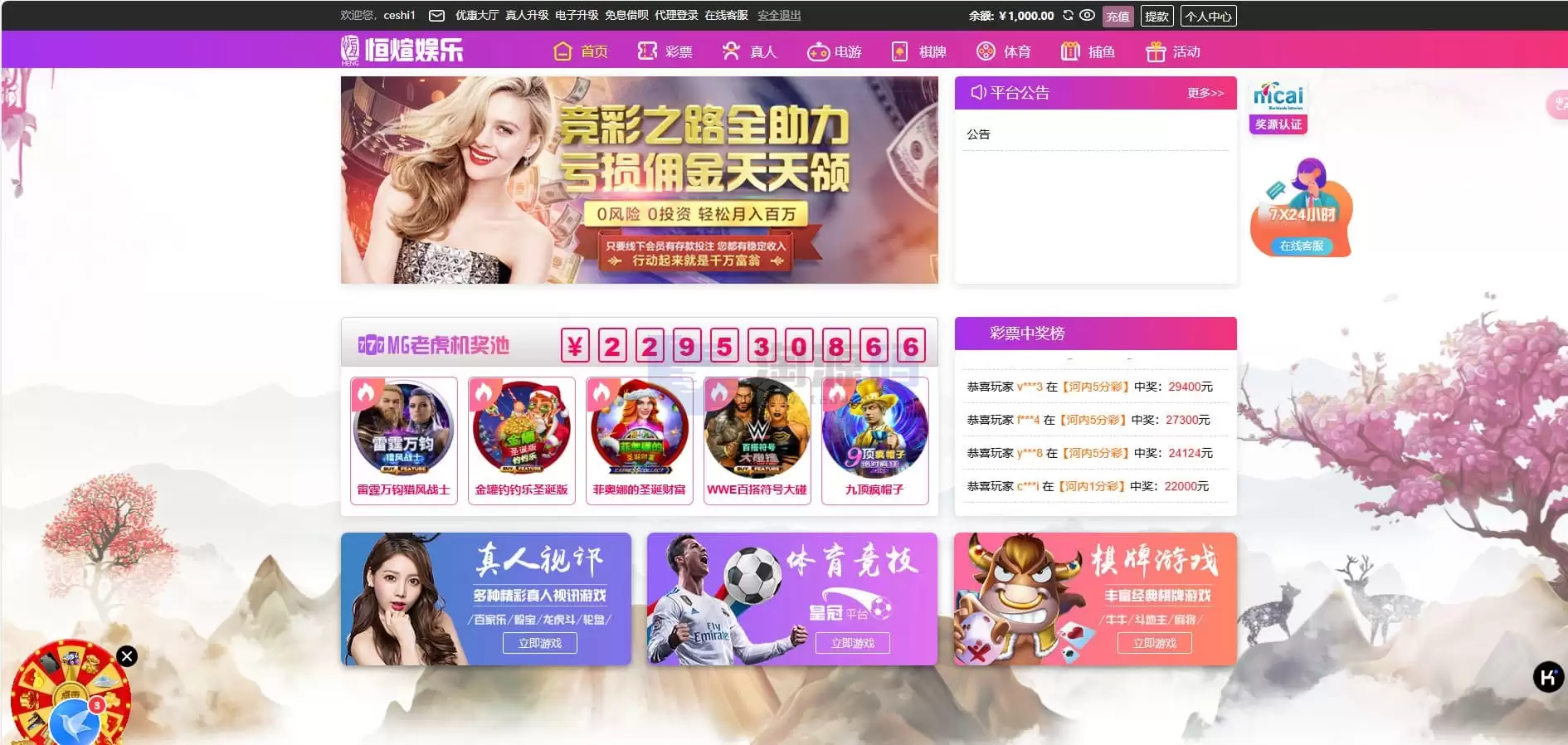 2026恒煊娱乐修复版源码 | 搭建教程·综合盘源码·USDT支付 商品图片 3