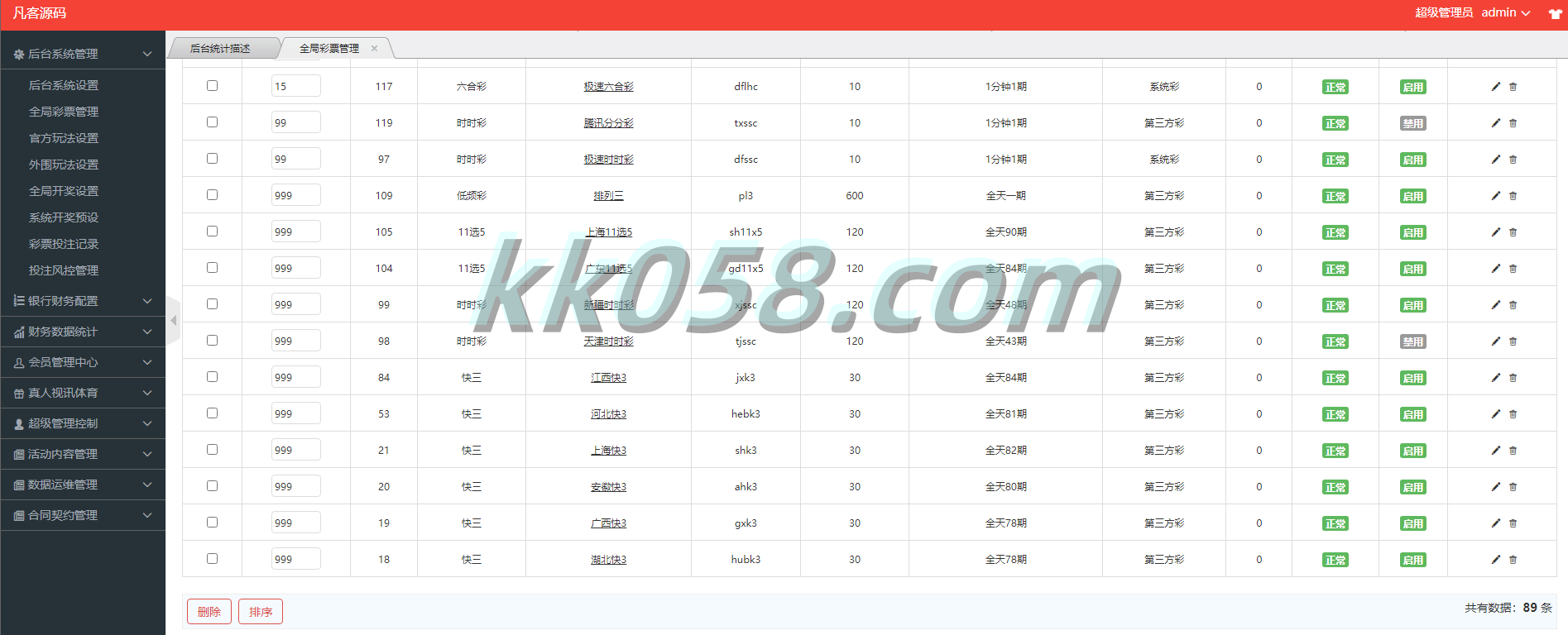 乐娱大富二的全新用户界面，仿效双赢迪士尼，具备简单的权限管理，支持六合彩自动结算，并为BUG全修复版本 商品图片 17
