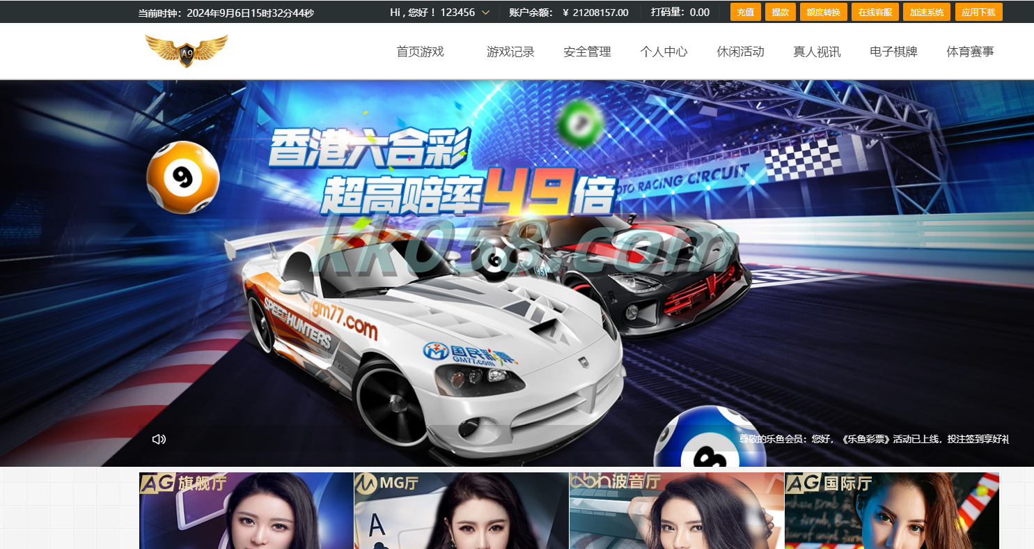 乐娱大富二的全新用户界面，仿效双赢迪士尼，具备简单的权限管理，支持六合彩自动结算，并为BUG全修复版本 商品图片 8