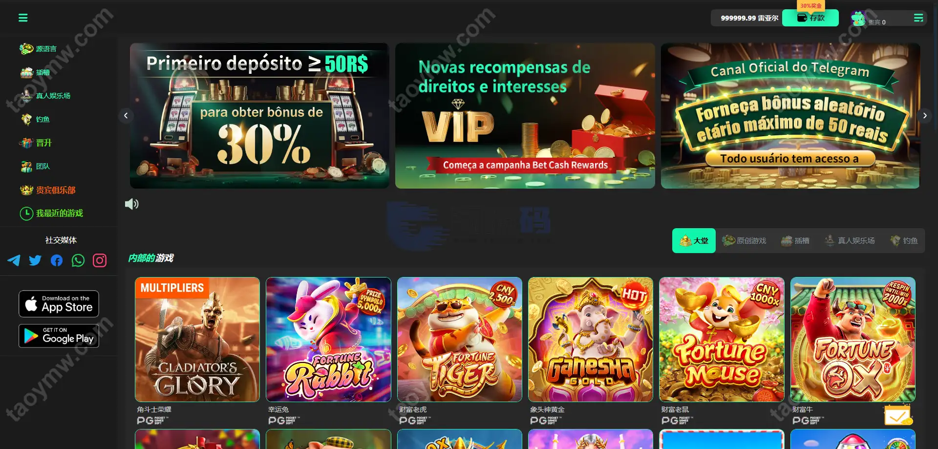 Luck66巴西自适应H5电子Slots源码｜Luck66巴西PG｜真人娱乐捕鱼达人赌场游戏｜Vue+PHP完整套件 商品图片 13