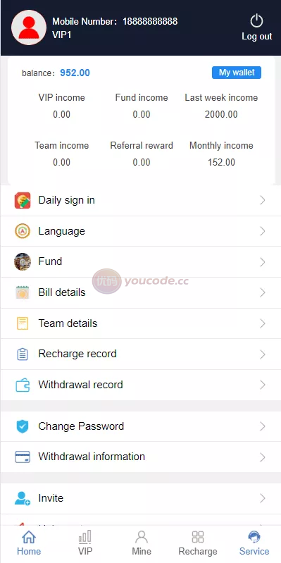 双语言理财系统海外产品投资系统+项目投资源码 商品图片 9