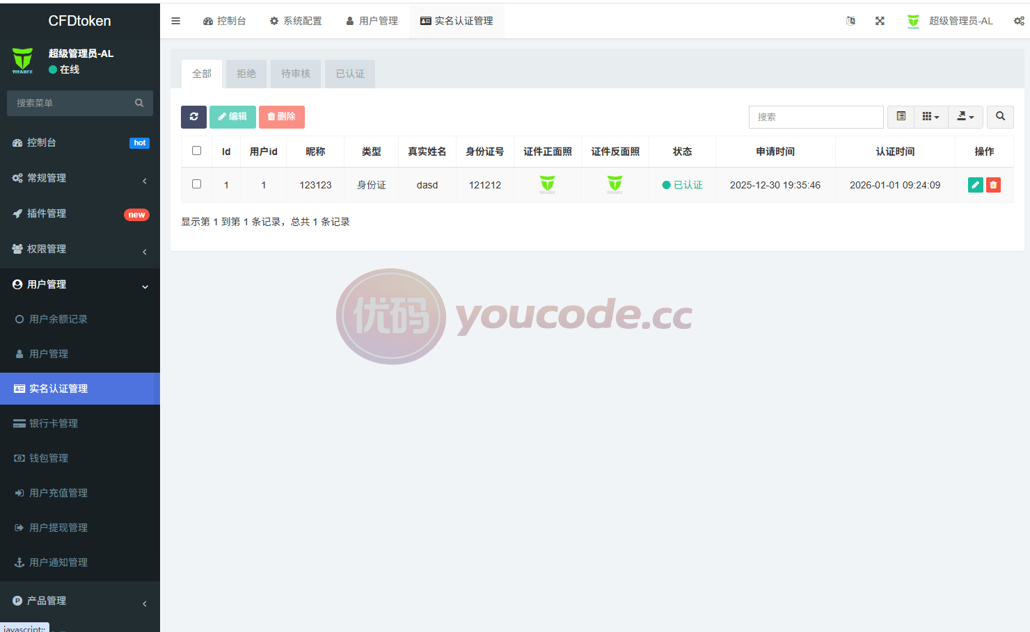 国际化虚拟币交易微型盘系统/秒期货合约交易/信用分/实名认证 商品图片 10