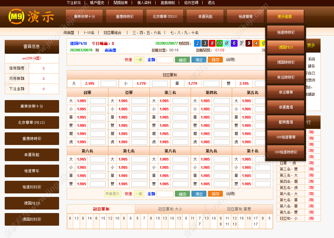 官方正版BW信用系统源码下载/BW时时彩系统源码下载/BW正网系统出租/OA信用系统源码下载 商品图片 9