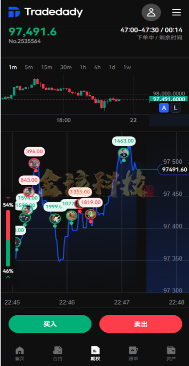 全新定制Tradedady跟单交易系统/永续期货合约/交割/期权/机器人/SaaS系统服务/可直接商用百万并发 商品图片 22