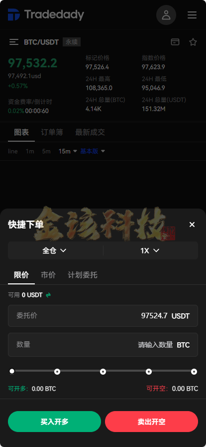 全新定制Tradedady跟单交易系统/永续期货合约/交割/期权/机器人/SaaS系统服务/可直接商用百万并发 商品图片 30