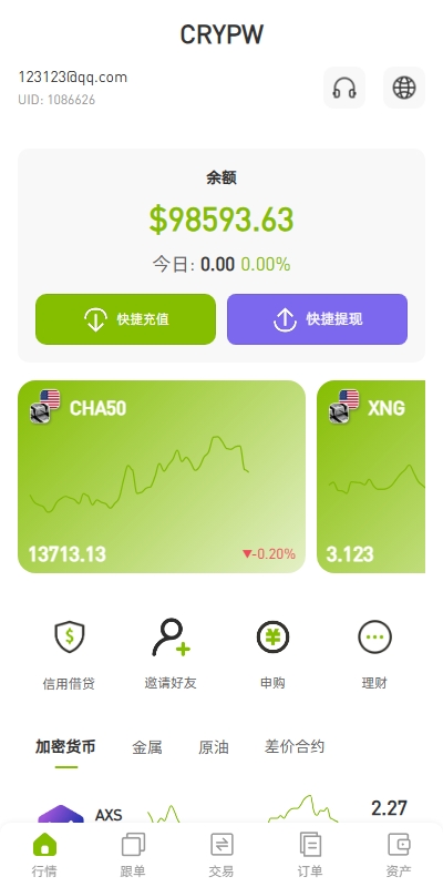 国际化ST7交易平台系统/外汇交易/虚拟币系统/跟单/K线控制 商品展示图
