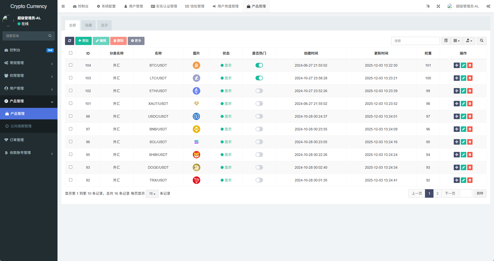 新UI海外微型盘系统/虚拟币交易秒永续合约/国际化时间盘 商品图片 13