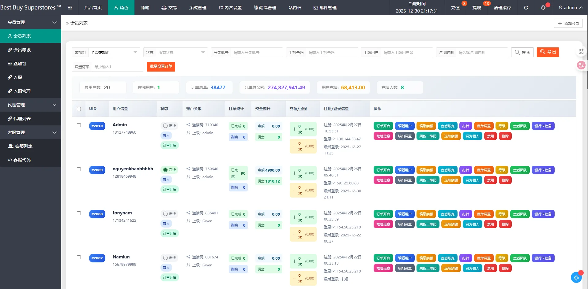 多语种海外任务系统抢单源码下载商城抢单打针叠加组源码下载PHP源码下载带暗扣 商品图片 6