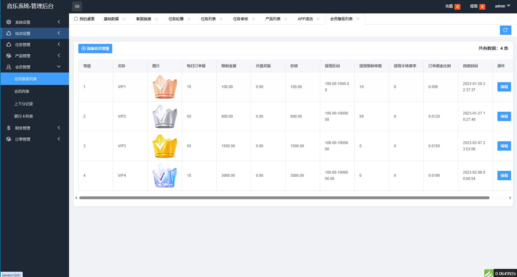 高端海外音乐抢单刷单系统/连单卡单/前端uniapp 商品图片 17