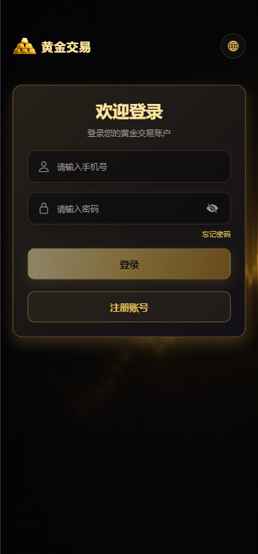 新版海外黄金系统微交易/黄金系统秒永续合约交易/黄金系统投资/前端VUE 商品图片 3