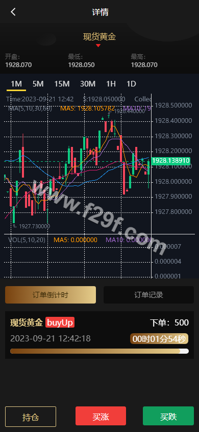 新UI海外微交易源代码/可运营版微交易源代码/期货系统黄金交易白银系统/K线重构/微交易源代码/代理后台/用户风控 商品图片 6