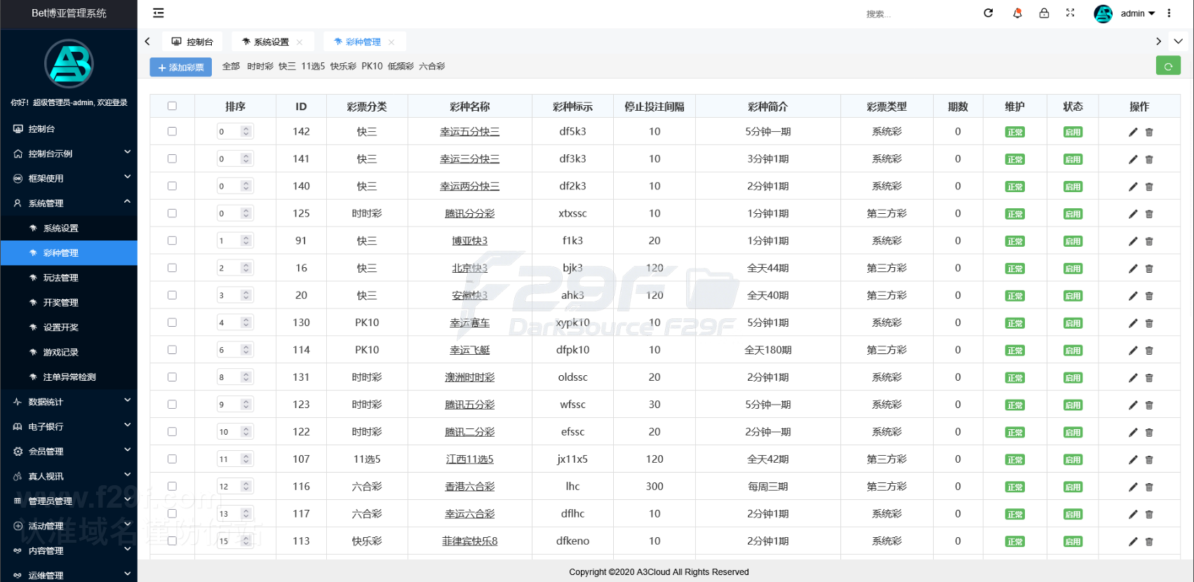 大富聚星博亚彩票平台信用模式源码｜五国语言大富彩票平台源码｜多彩种后台管理系统支持开奖、改单、控制功能 商品图片 17