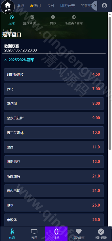 2026新版皇冠信用系统源代码/皇冠体育源代码/足球篮球体育盘/一键部署采集/后台可修改注单/新增电竞 商品图片 8
