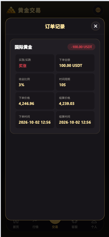 双语言黄金交易微交易微交易源码下载/微交易源码下载/带完整安装含教程 商品图片 5