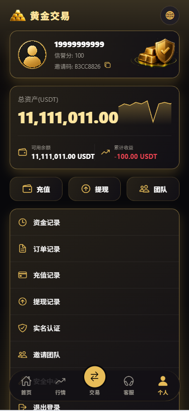 双语言黄金交易微交易微交易源码下载/微交易源码下载/带完整安装含教程 商品图片 6