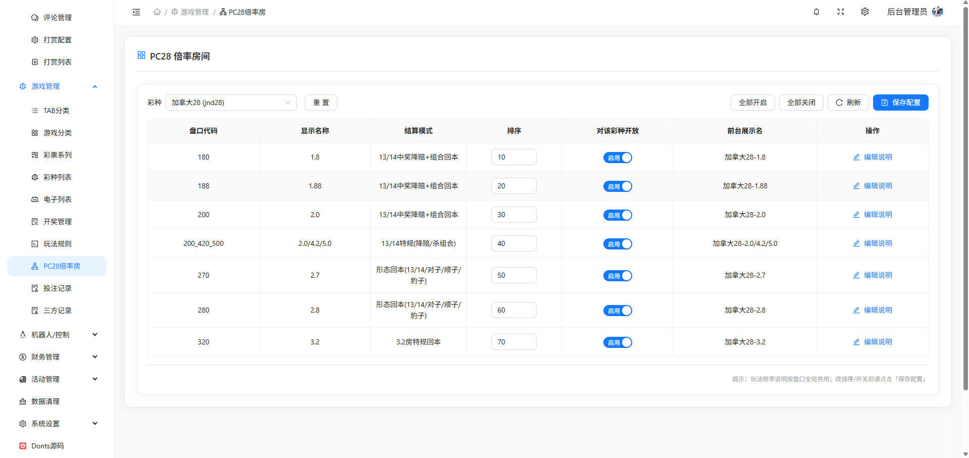 全新星云娱乐/本地彩种系统/星汇api/彩种系统可控/电子类均可点控/后端php 商品图片 28